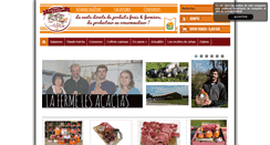 Desktop Screenshot of fermelesacacias.fr